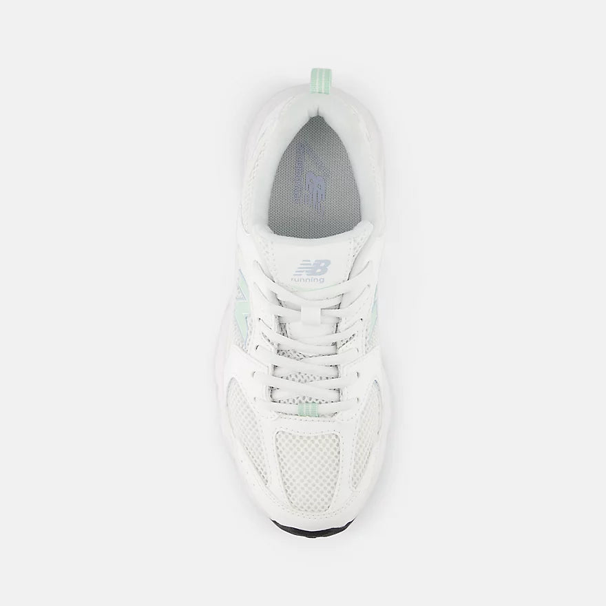 New Balance 530, Fitness Donna - Beige, Grigio, Bianco/Verde