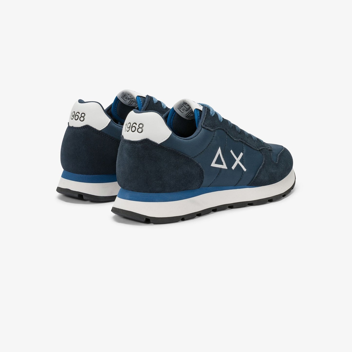 Sun68 Tom Solid, Sneaker Uomo in Nylon - Avio, Grigio, Navy, Stone