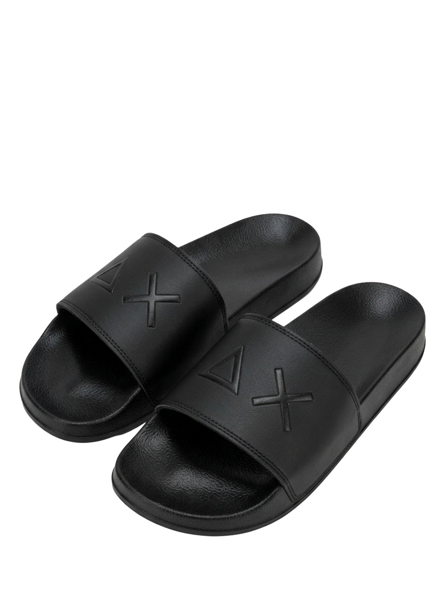 Sun68 Slippers Logo, Ciabatte Uomo - Nero
