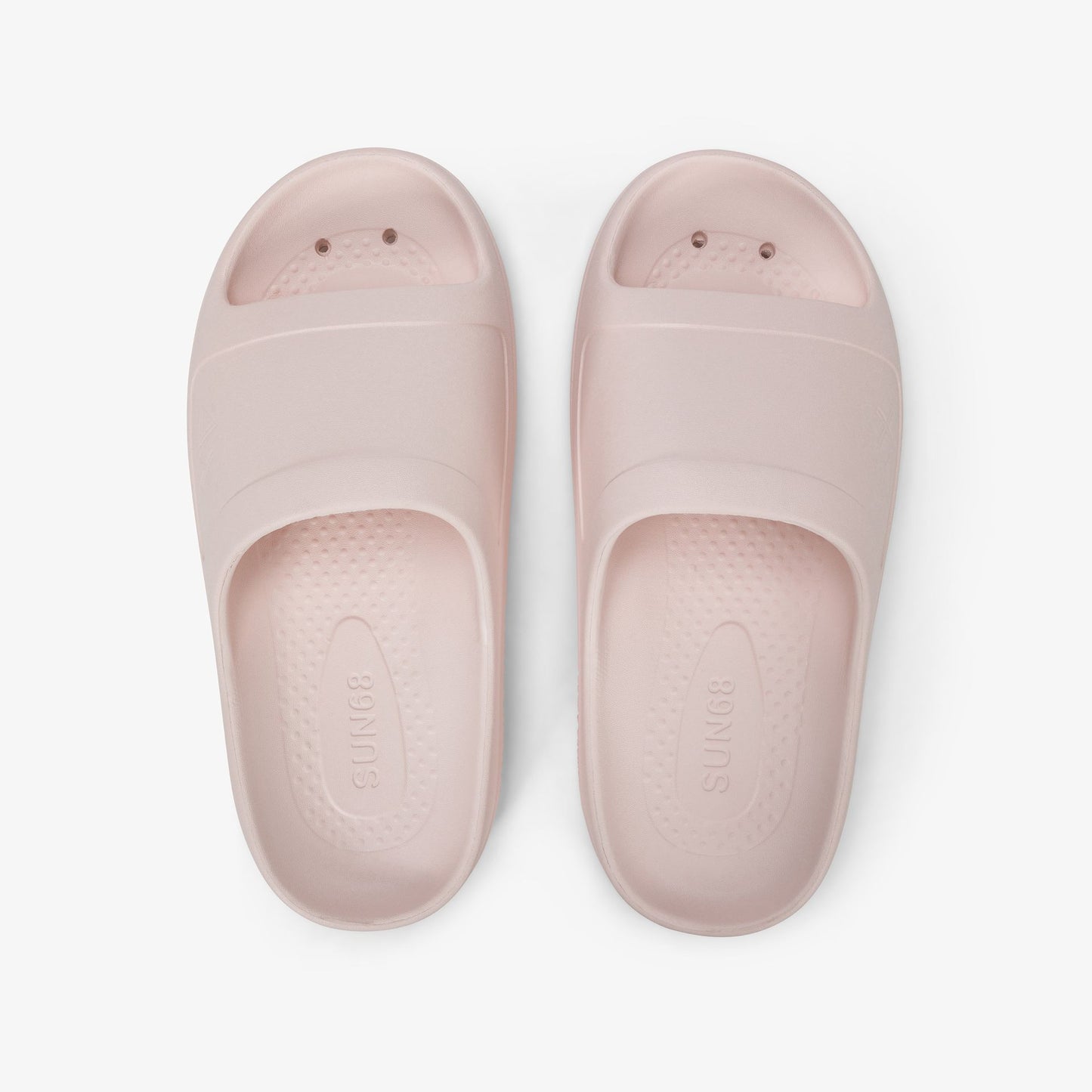 Sun68 Slippers Monoblock Logo, Ciabatte Donna - Porcellana