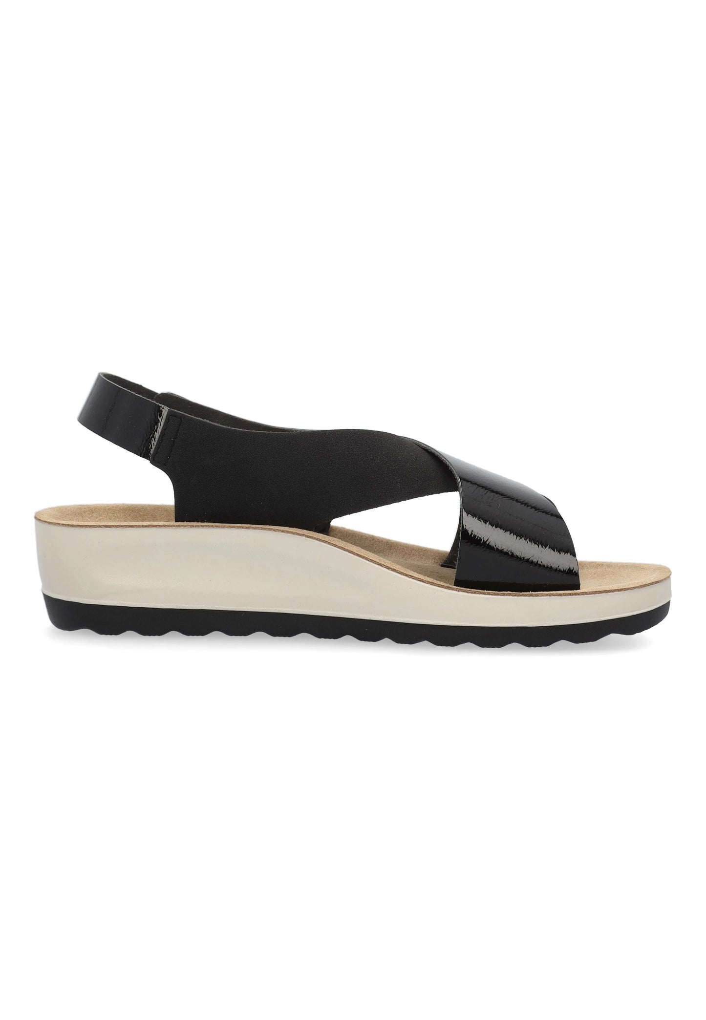 FlyFlot 42 G61 3C, Sandali Donna Con Fibbia - Beige, Nero