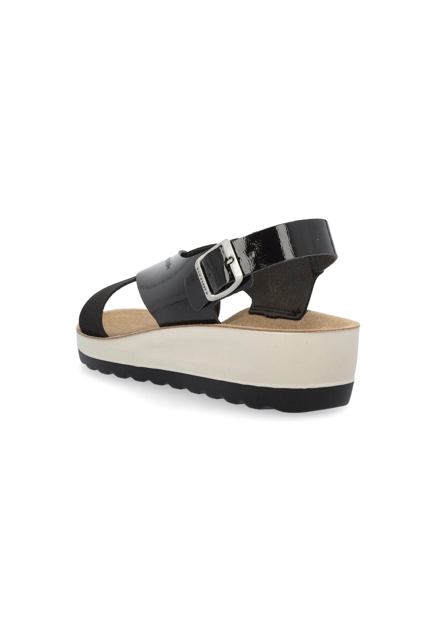 FlyFlot 42 G61 3C, Sandali Donna Con Fibbia - Beige, Nero