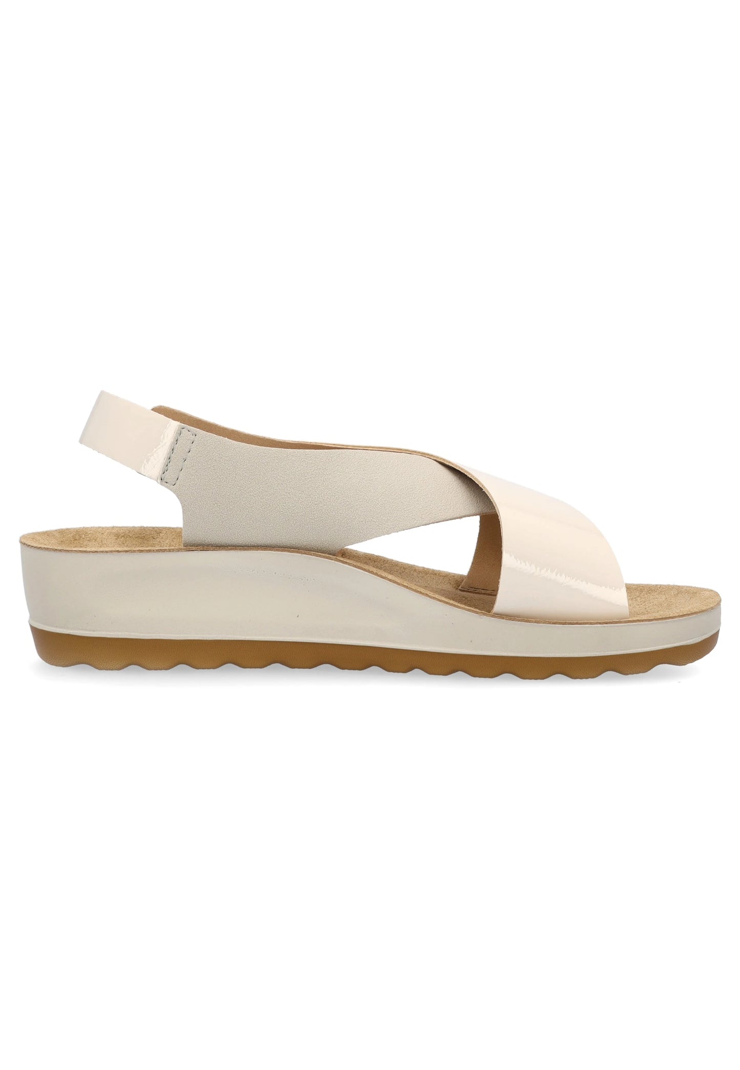 FlyFlot 42 G61 3C, Sandali Donna Con Fibbia - Beige, Nero