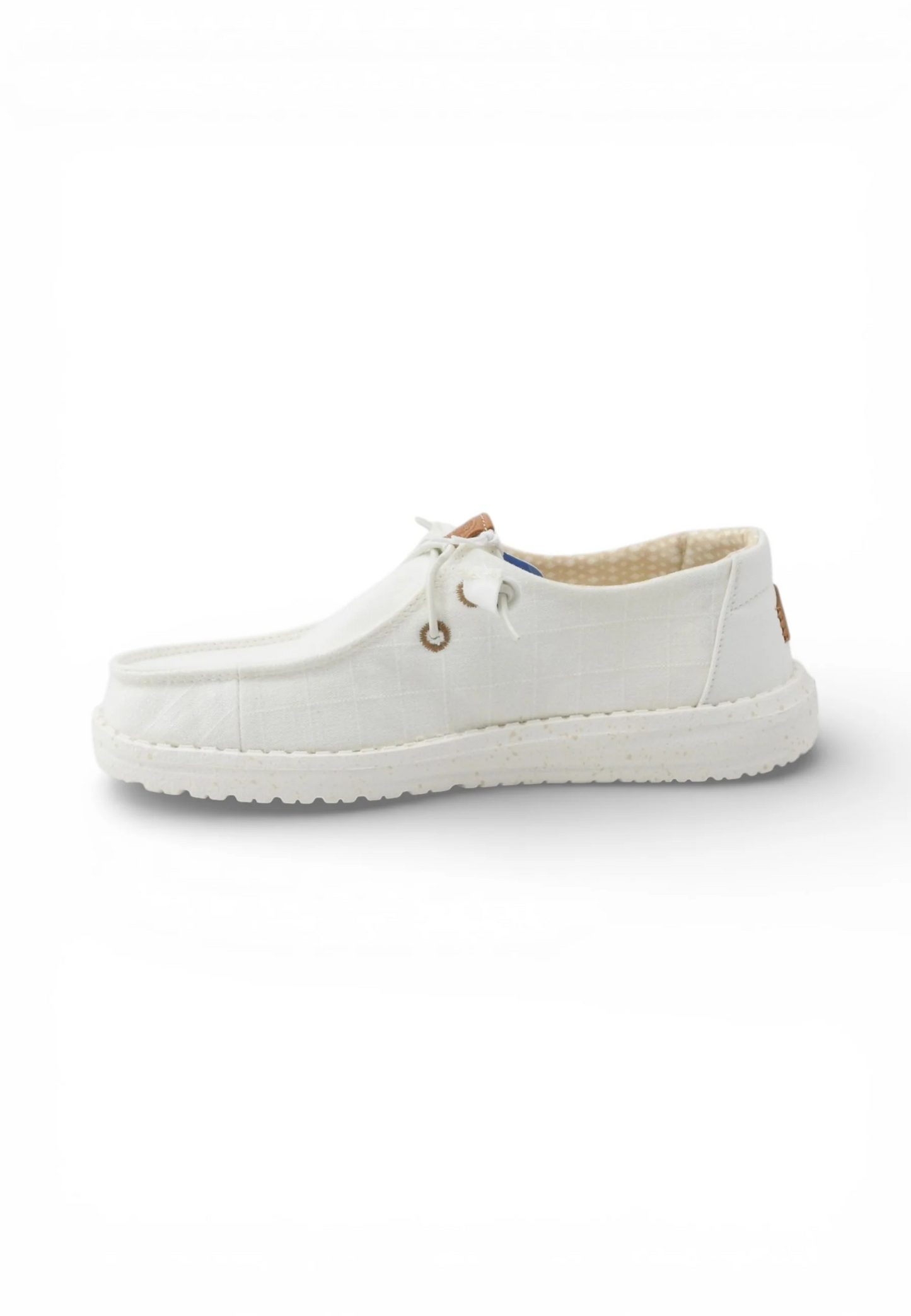 HEY DUDE Wendy Chambray Grid - Bianco