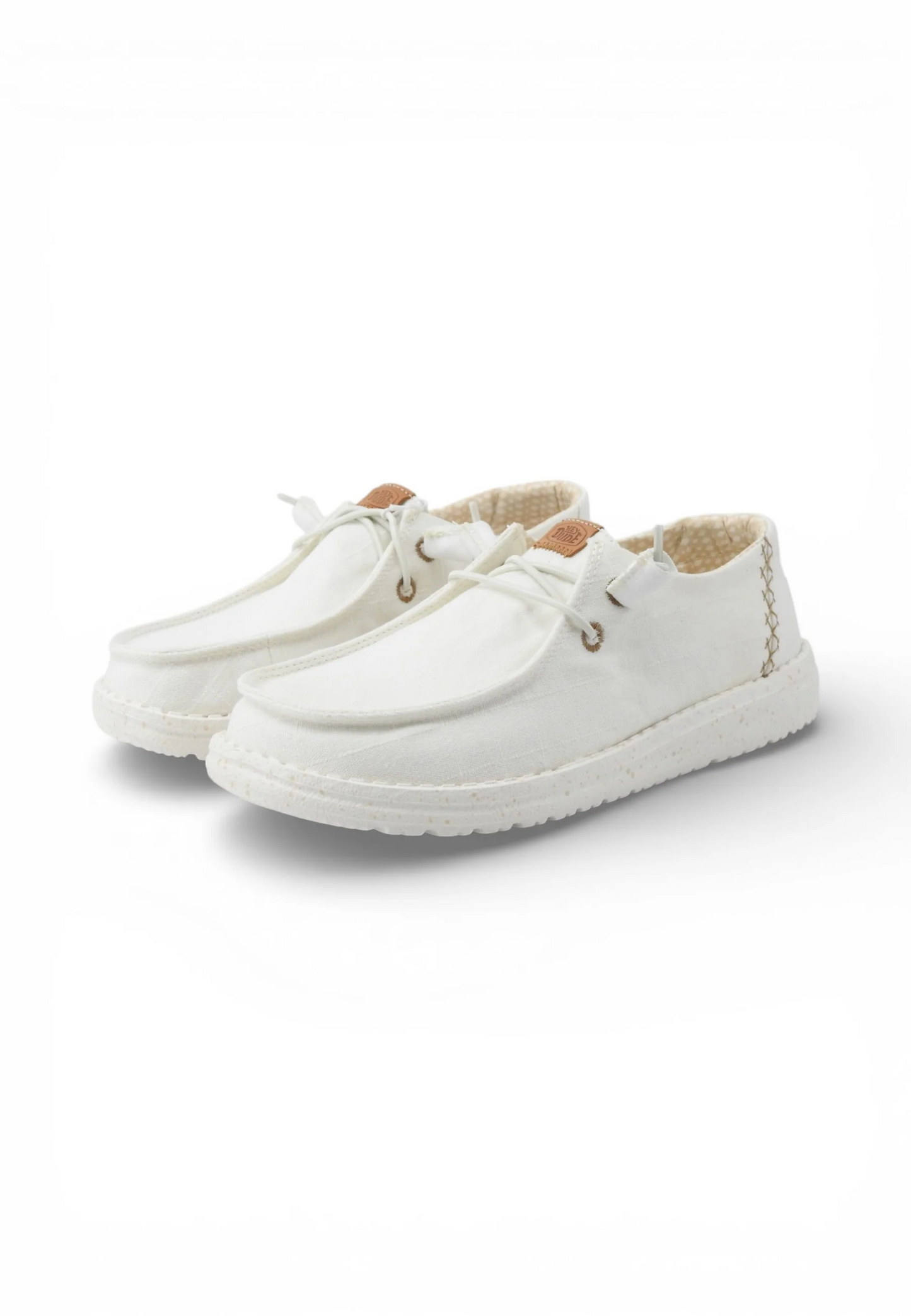 HEY DUDE Wendy Chambray Grid - Bianco