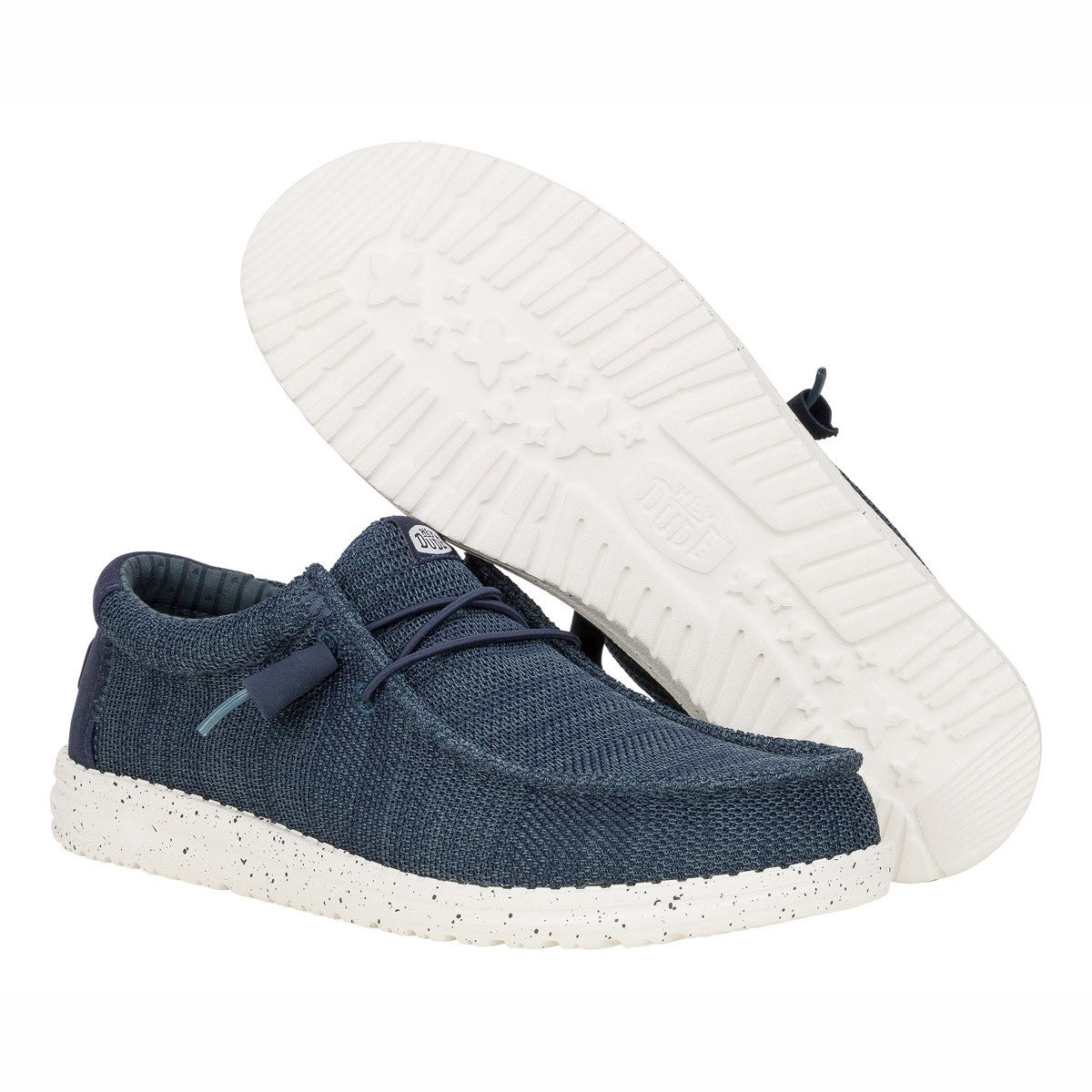 HEY DUDE Wally Stretch Sox - Navy, Grigio