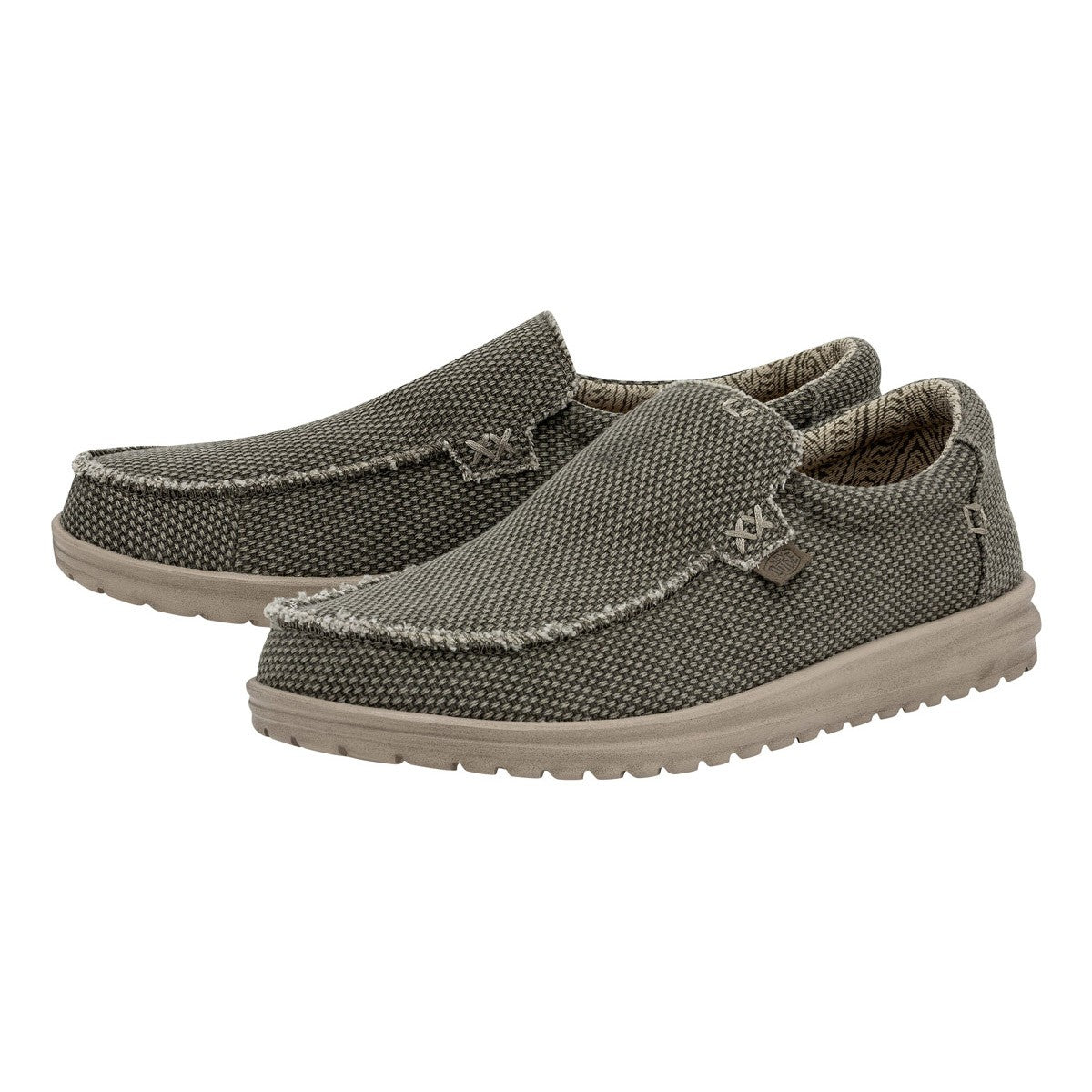 HEY DUDE Mikka Braided - Deep Blue, Army, Olive Grey