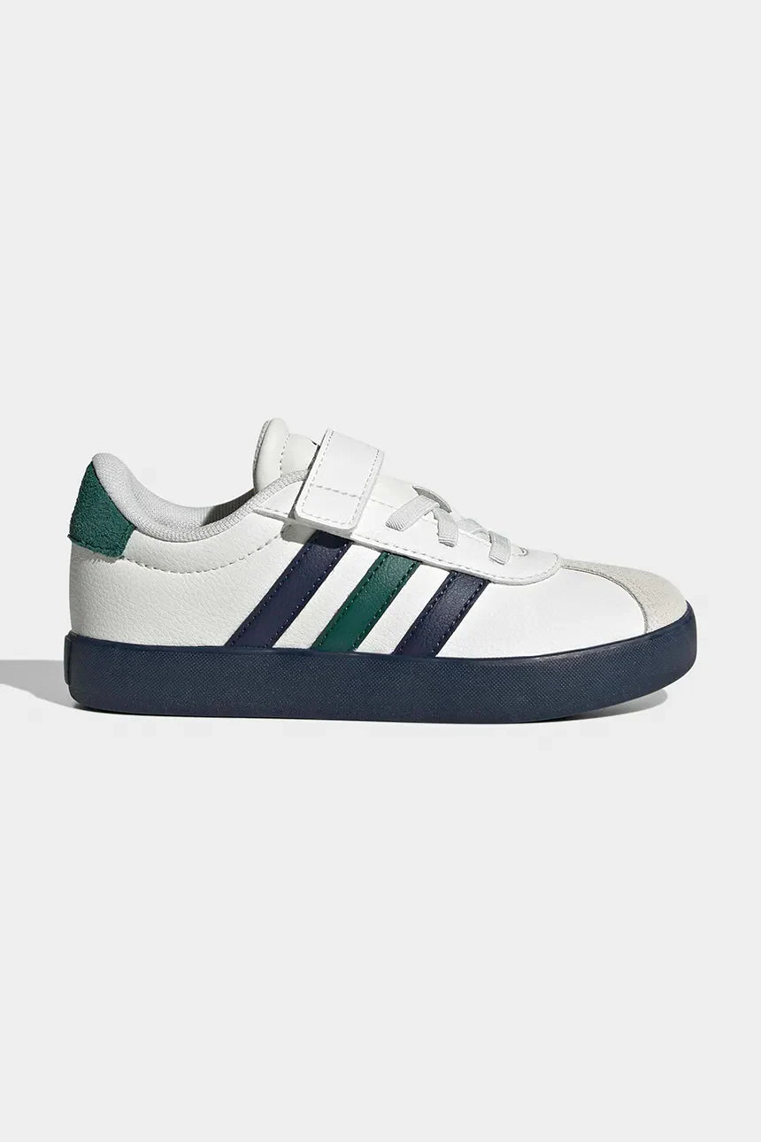 Adidas Grand Court 3.0 EL C, Sneaker Bambini - Crema, Bianco/Blu, Bianco/Rosa