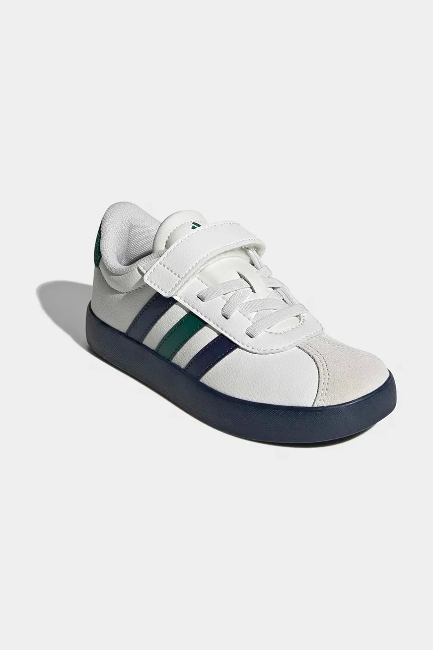 Adidas Grand Court 3.0 EL C, Sneaker Bambini - Crema, Bianco/Blu, Bianco/Rosa