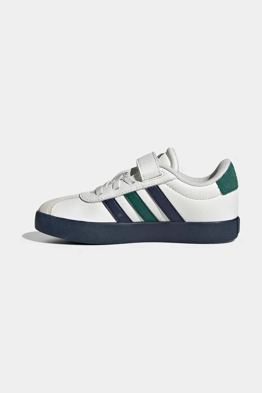 Adidas Grand Court 3.0 EL C, Sneaker Bambini - Crema, Bianco/Blu, Bianco/Rosa