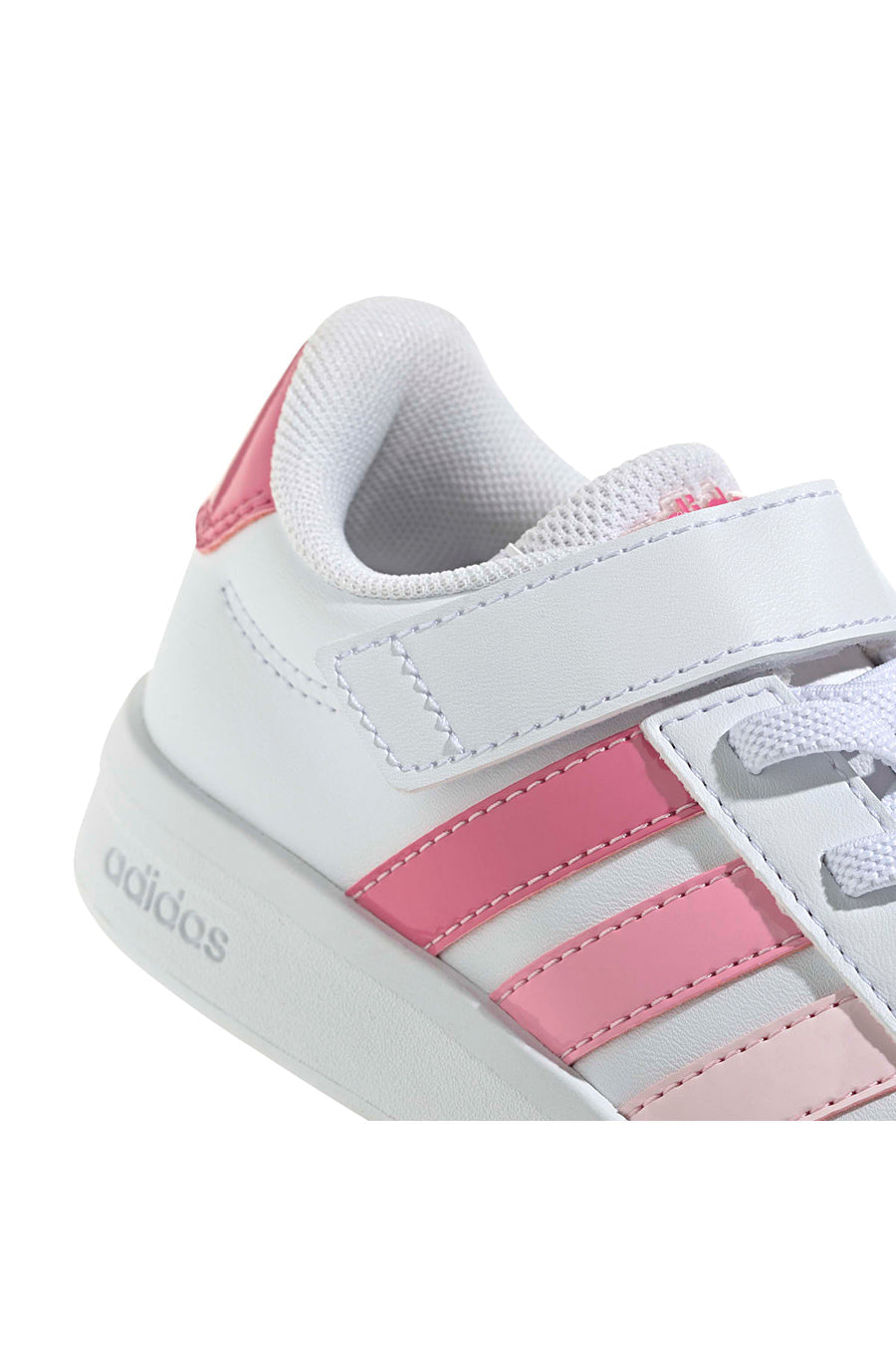 Adidas Grand Court 3.0 EL C, Sneaker Bambini - Crema, Bianco/Blu, Bianco/Rosa