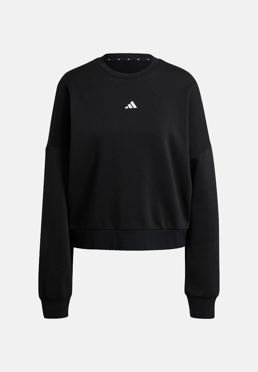 Adidas Performance Essentials Small Logo, Felpa Donna - Nero