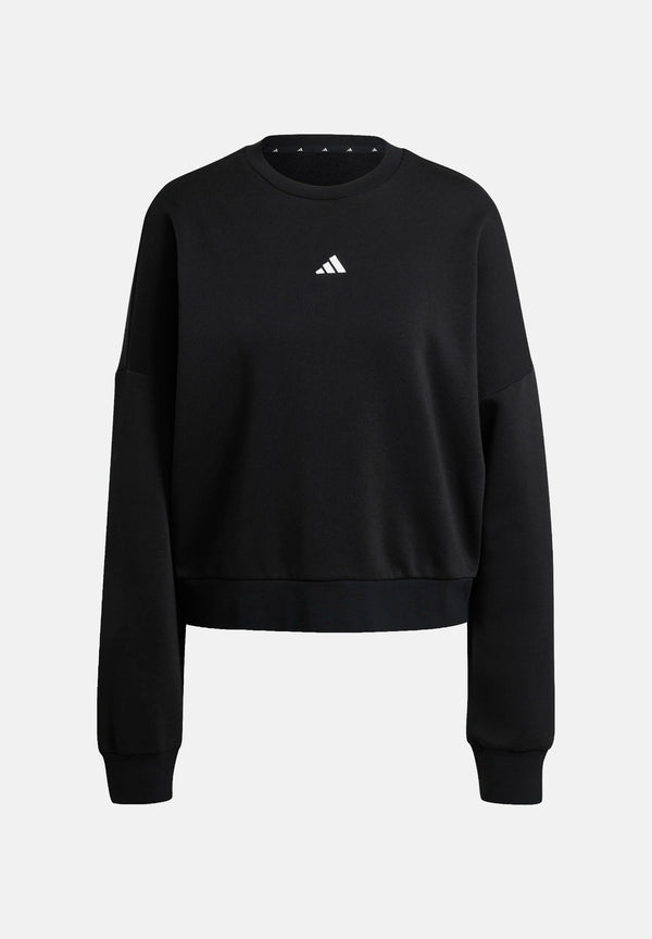 Adidas Performance Essentials Small Logo, Felpa Donna - Nero