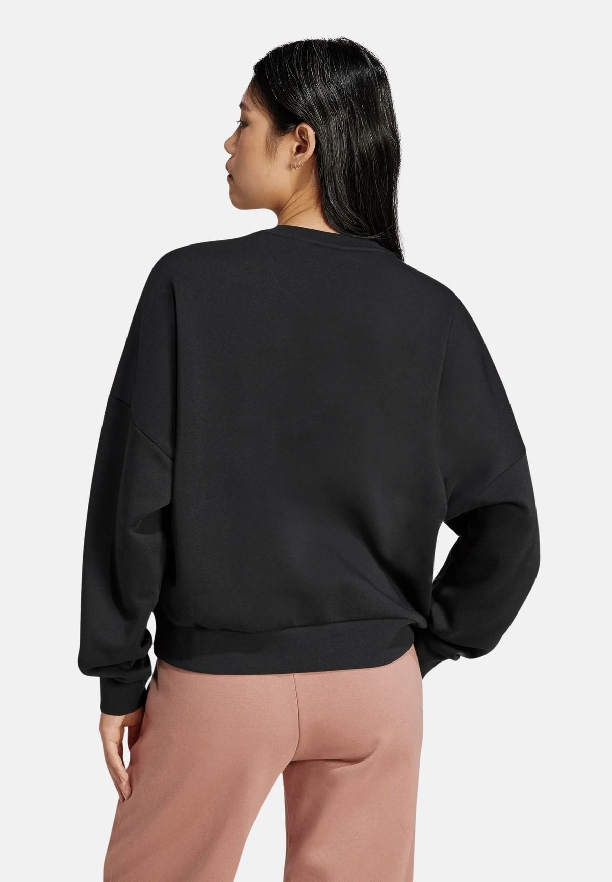 Adidas Performance Essentials Small Logo, Felpa Donna - Nero