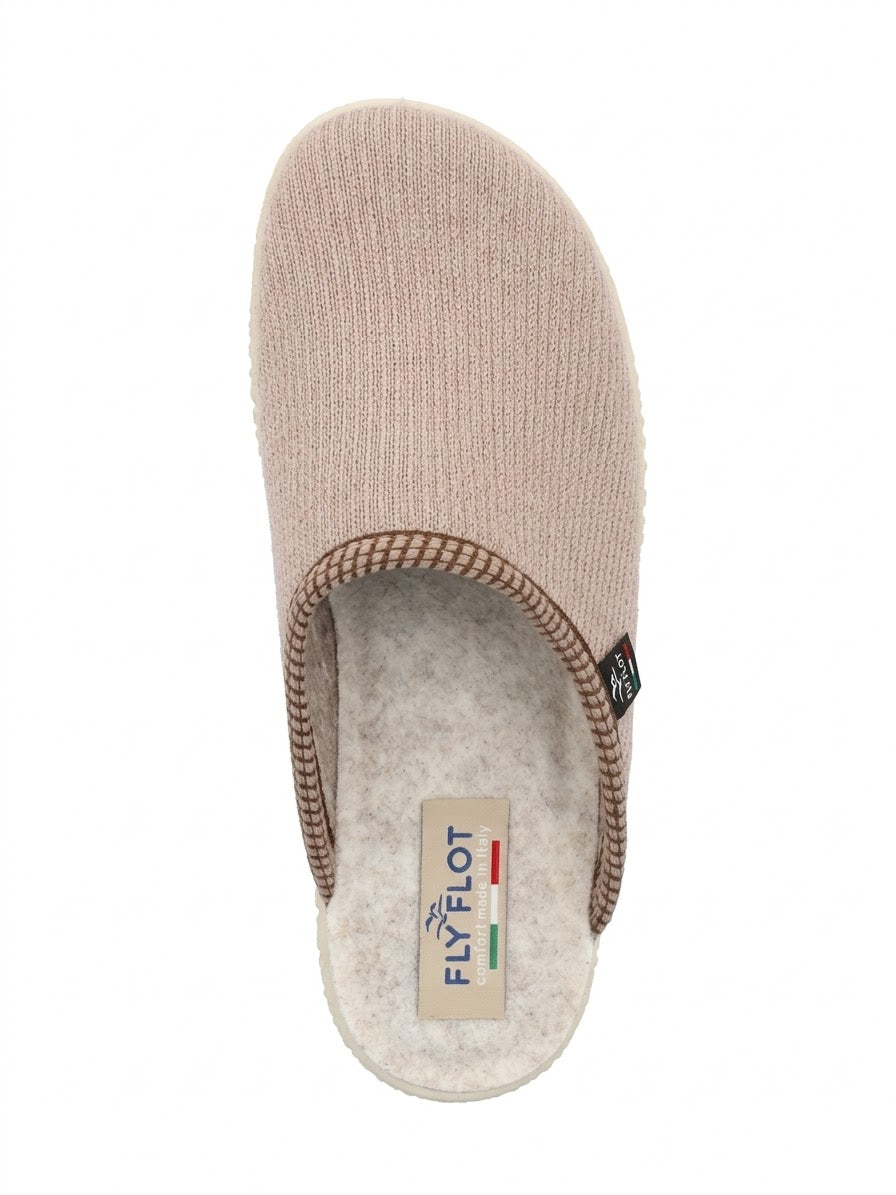 FlyFlot 51 606 ER, Pantofole Donna Con Rialzo - Beige