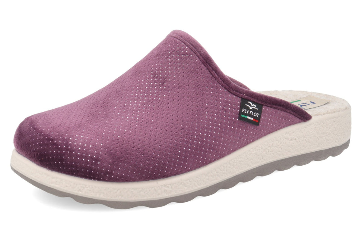 FlyFlot 51 X23 FB, Pantofole Donna Con Rialzo - Lilla, Blu