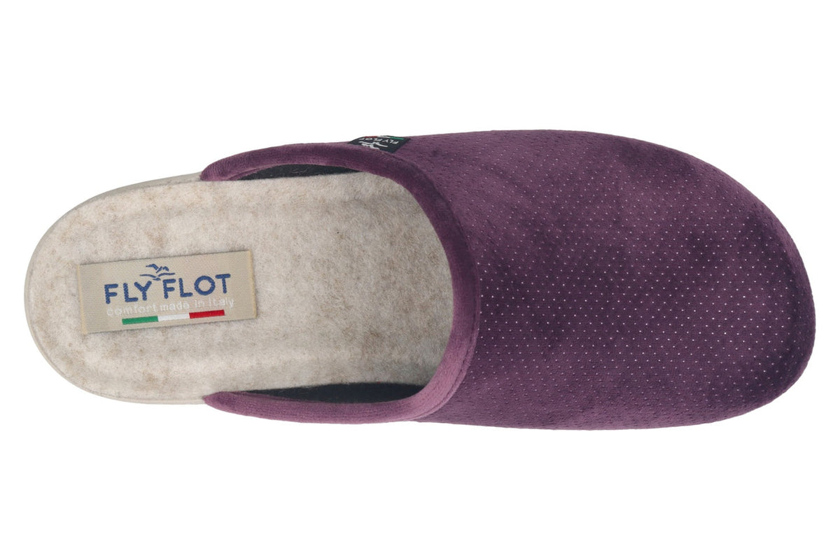 FlyFlot 51 X23 FB, Pantofole Donna Con Rialzo - Lilla, Blu