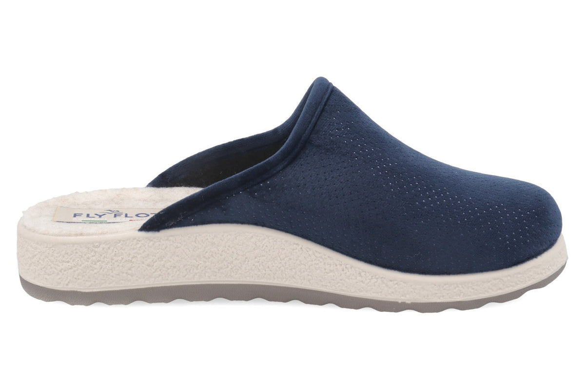 FlyFlot 51 X23 FB, Pantofole Donna Con Rialzo - Lilla, Blu