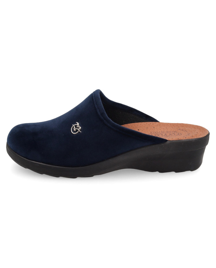 FlyFlot L7 X67 PE, Pantofole Donna Con Rialzo - Rosso, Blu, Rovere