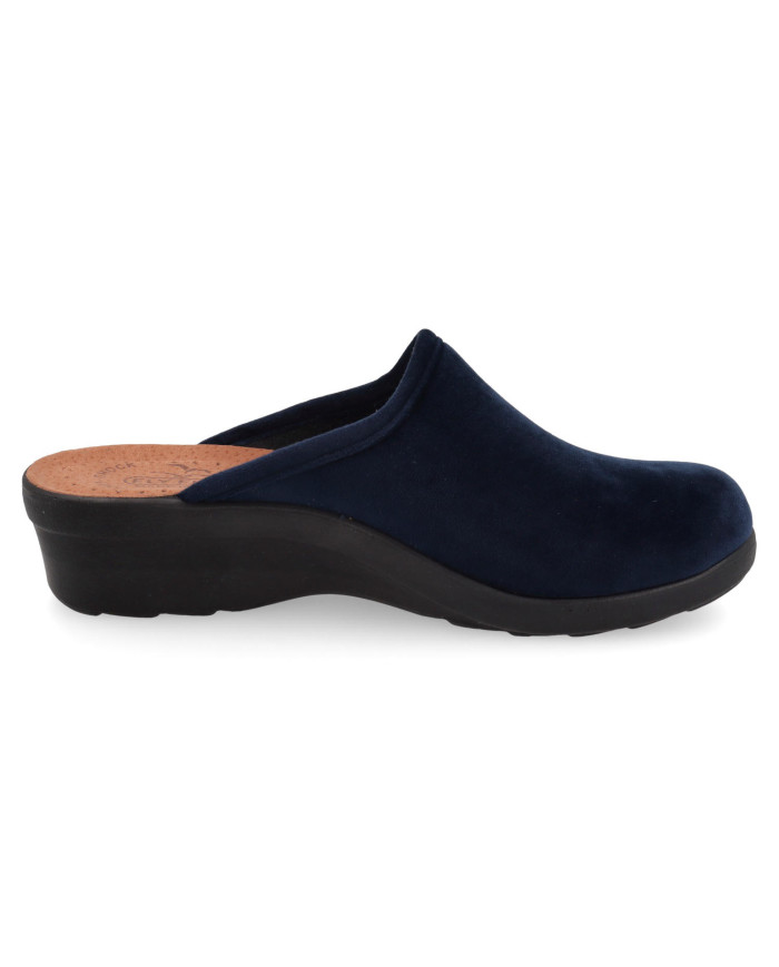 FlyFlot L7 X67 PE, Pantofole Donna Con Rialzo - Rosso, Blu, Rovere