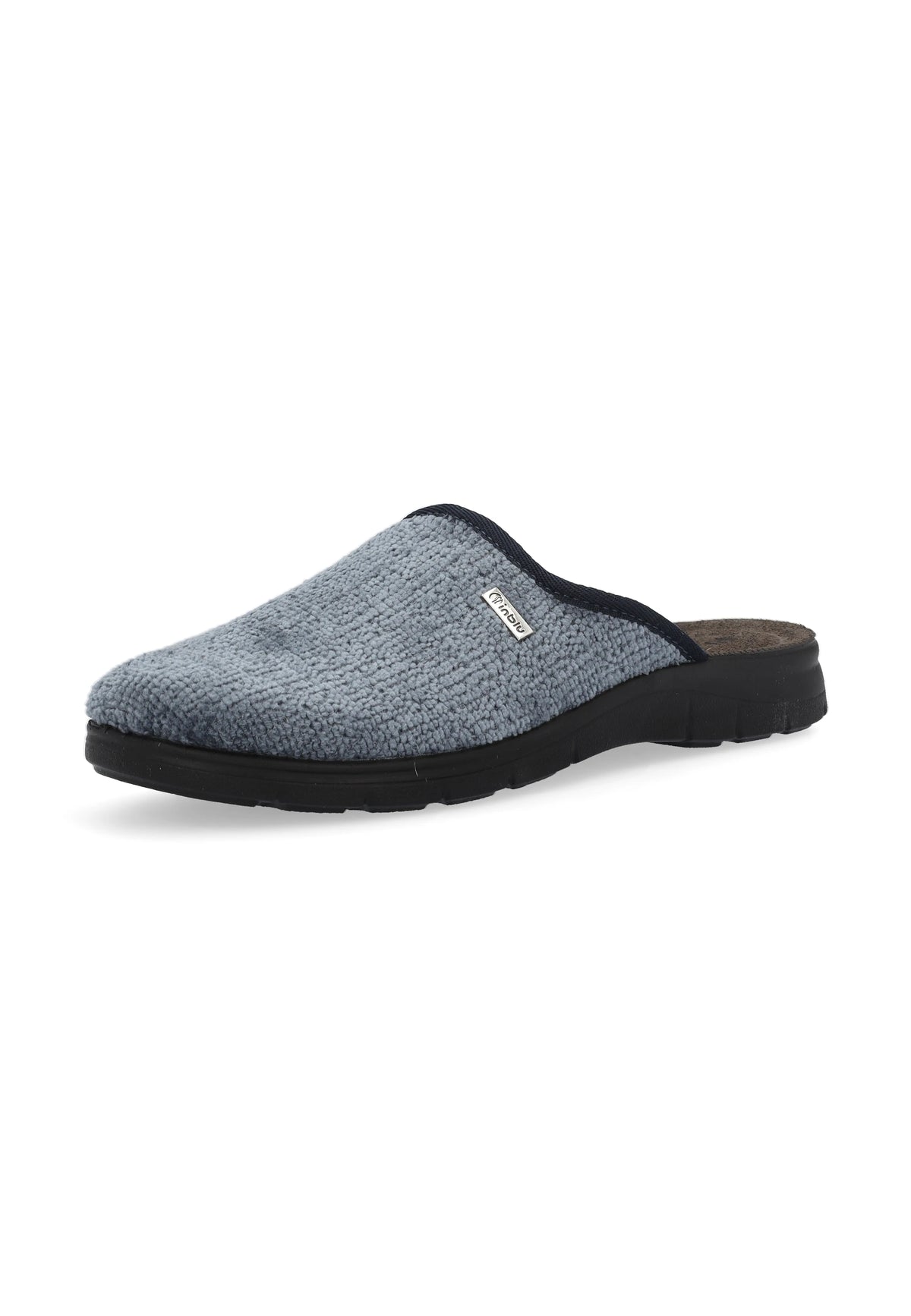 Pantofole Uomo Inblu BG63 Grigie in Tessuto EcoFriends - vista 2