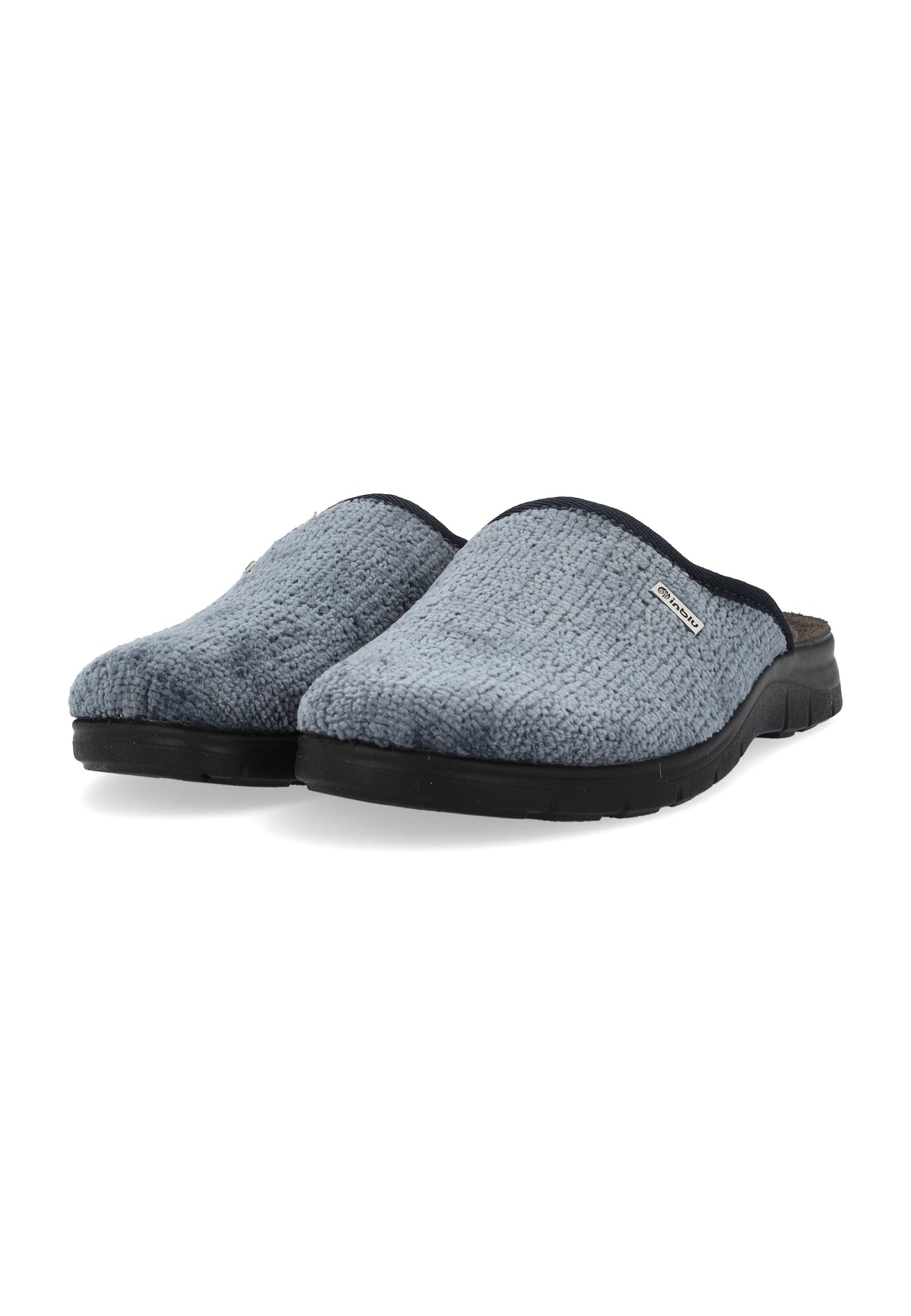 Pantofole Uomo Inblu BG63 Grigie in Tessuto EcoFriends - vista 5