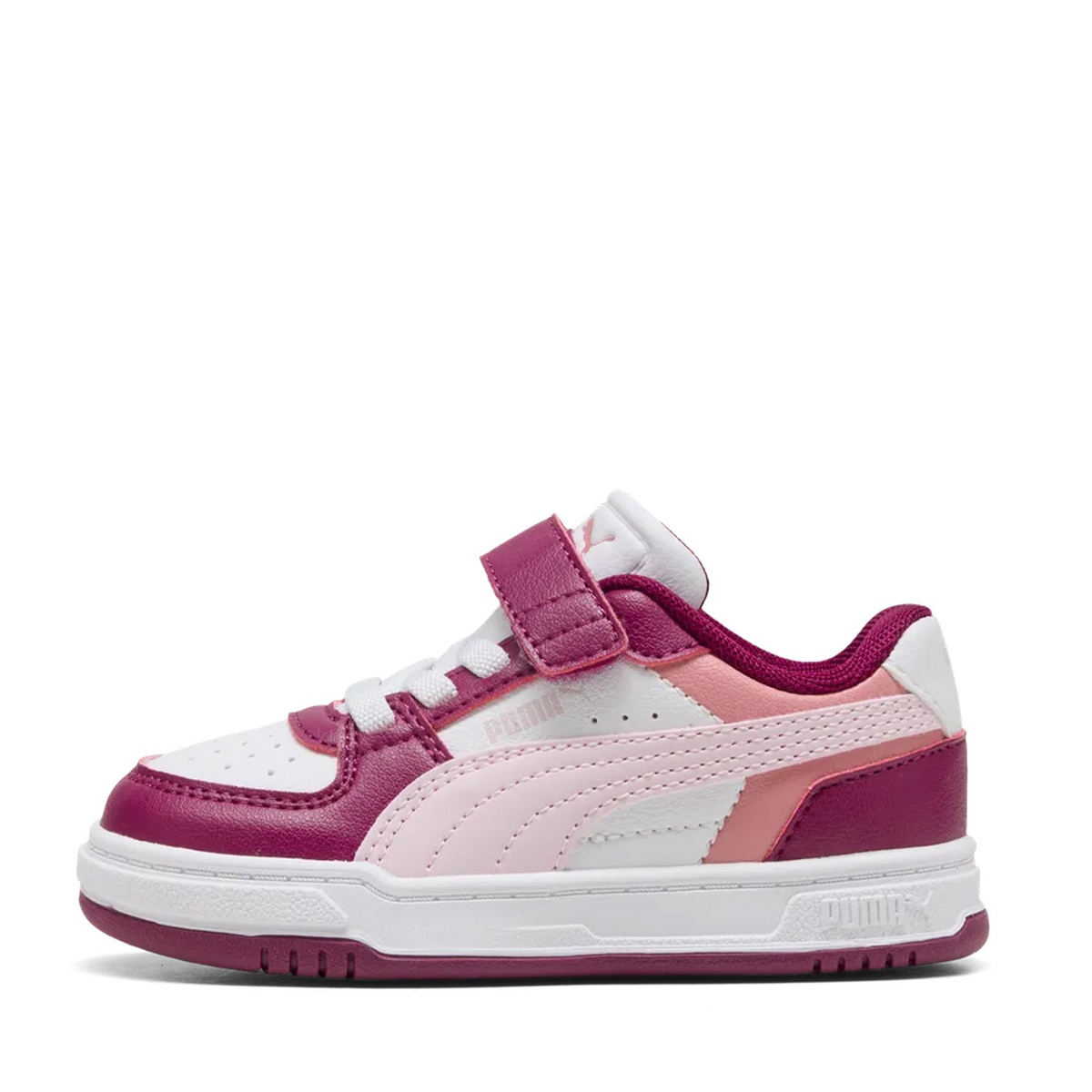 Puma Caven III Block AC+ Inf, Sneaker Bambina - Bianco/Viola