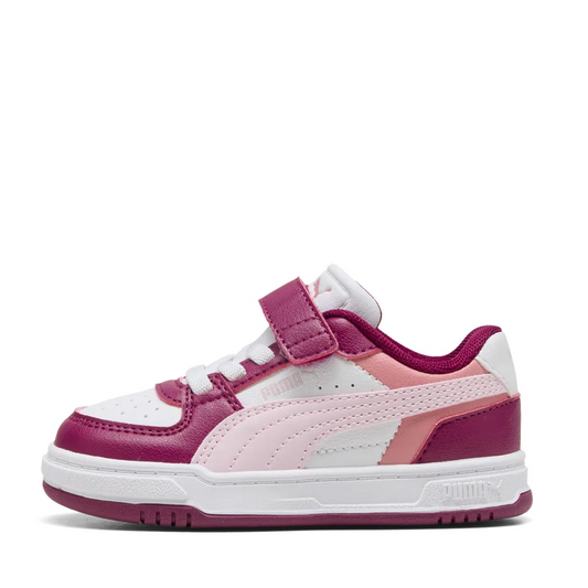 Puma Caven III Block AC+ Inf, Sneaker Bambina - Bianco/Viola