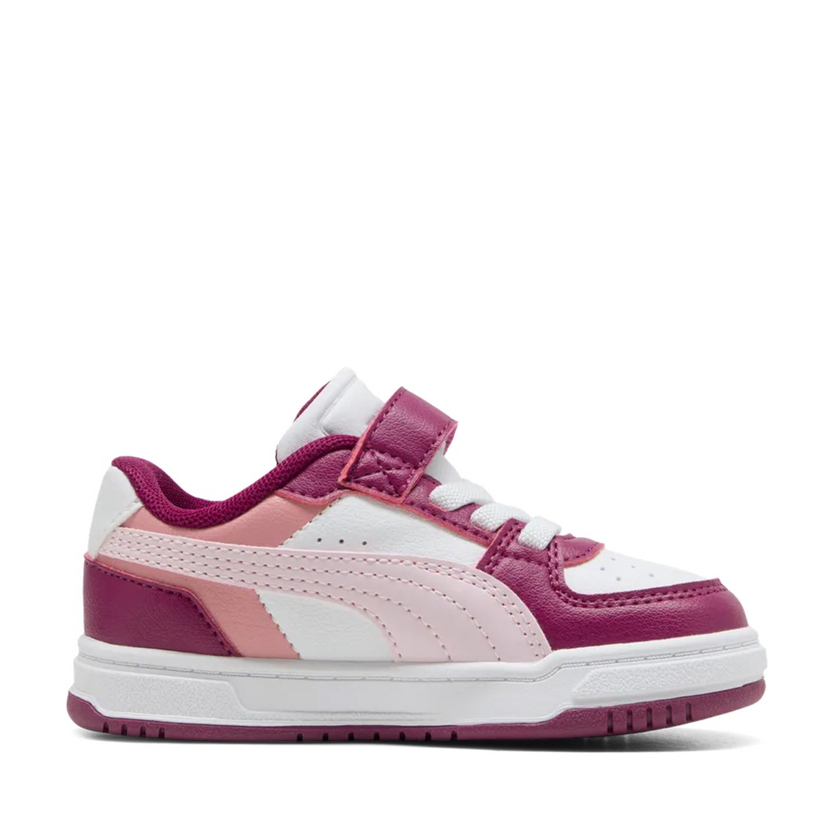 Puma Caven III Block AC+ Inf, Sneaker Bambina - Bianco/Viola