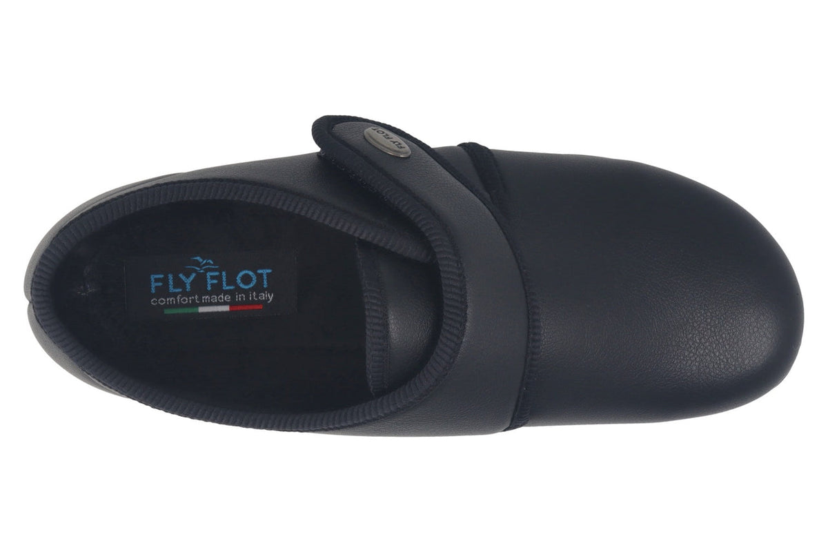 FlyFlot N3 886 2D, Pantofole Chiuse con Strappo Donna - Nero