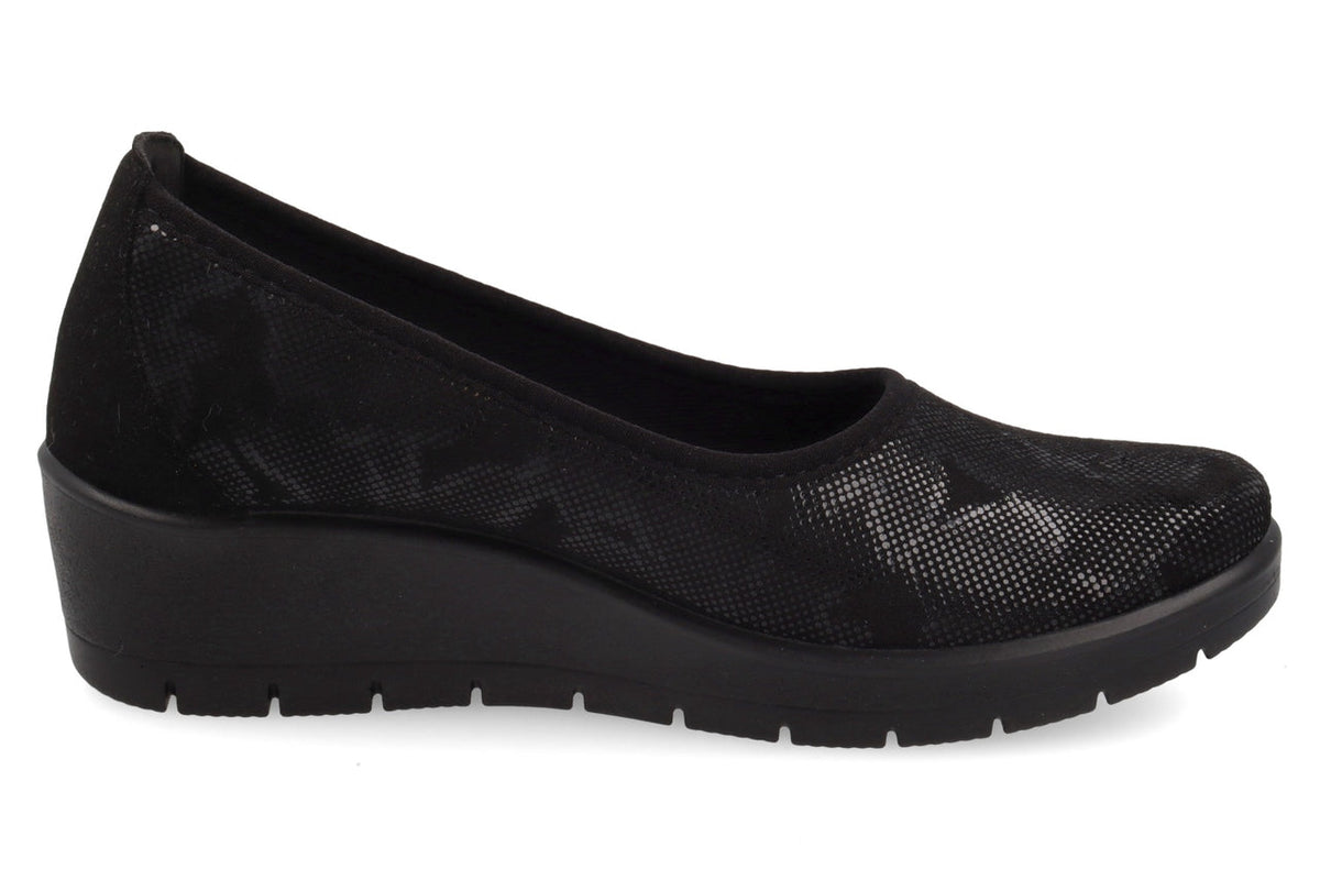 FlyFlot 18 X15 QX, Ballerina Donna Con Suola Memory - Nero