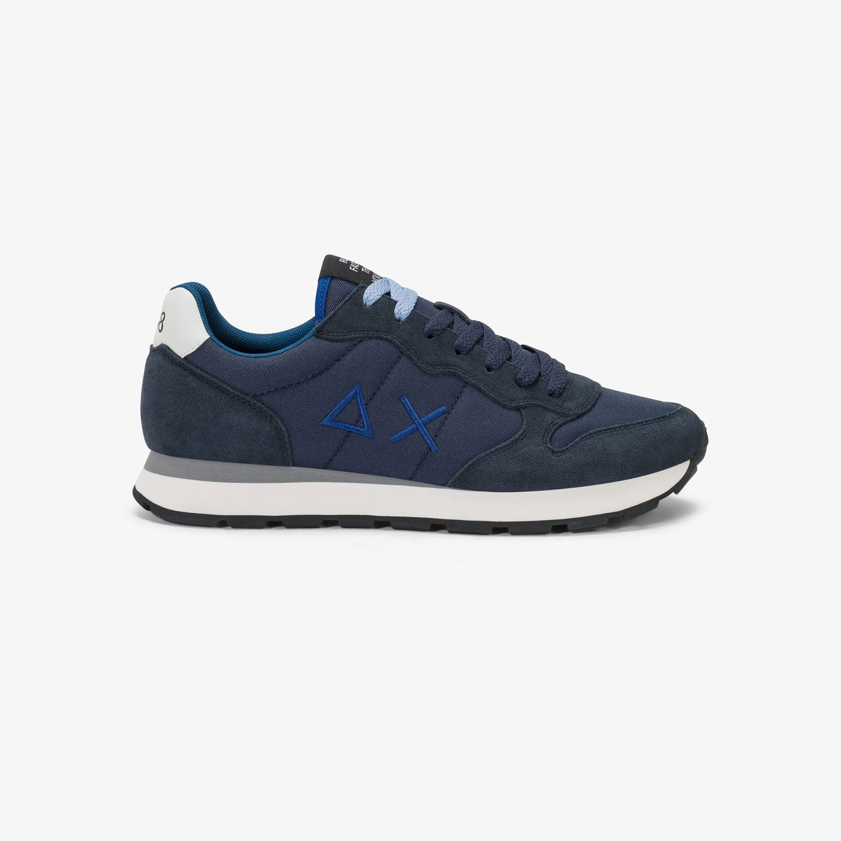 Sneaker uomo Sun68 Tom Solid in suede e nylon - vista 25