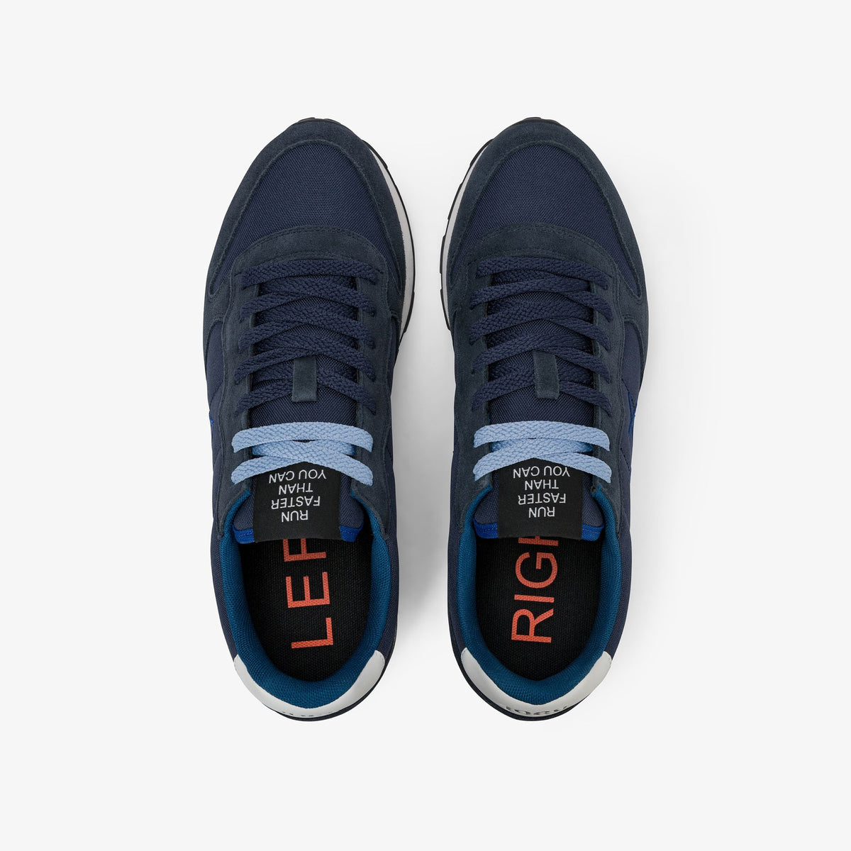 Sneaker uomo Sun68 Tom Solid in suede e nylon - vista 27