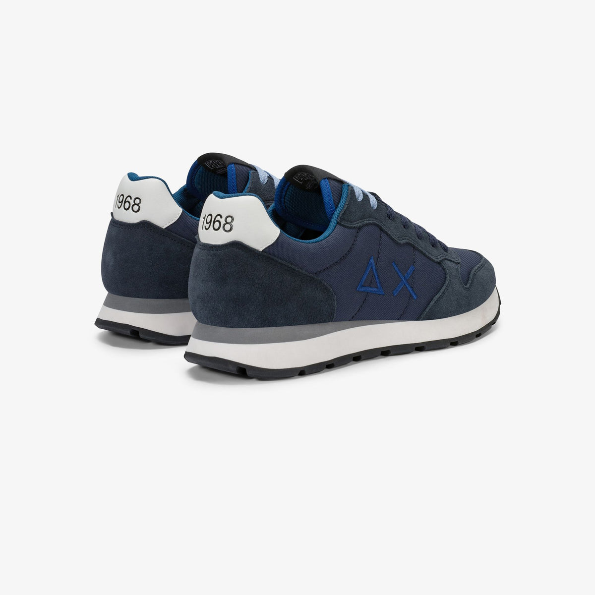 Sneaker uomo Sun68 Tom Solid in suede e nylon - vista 28