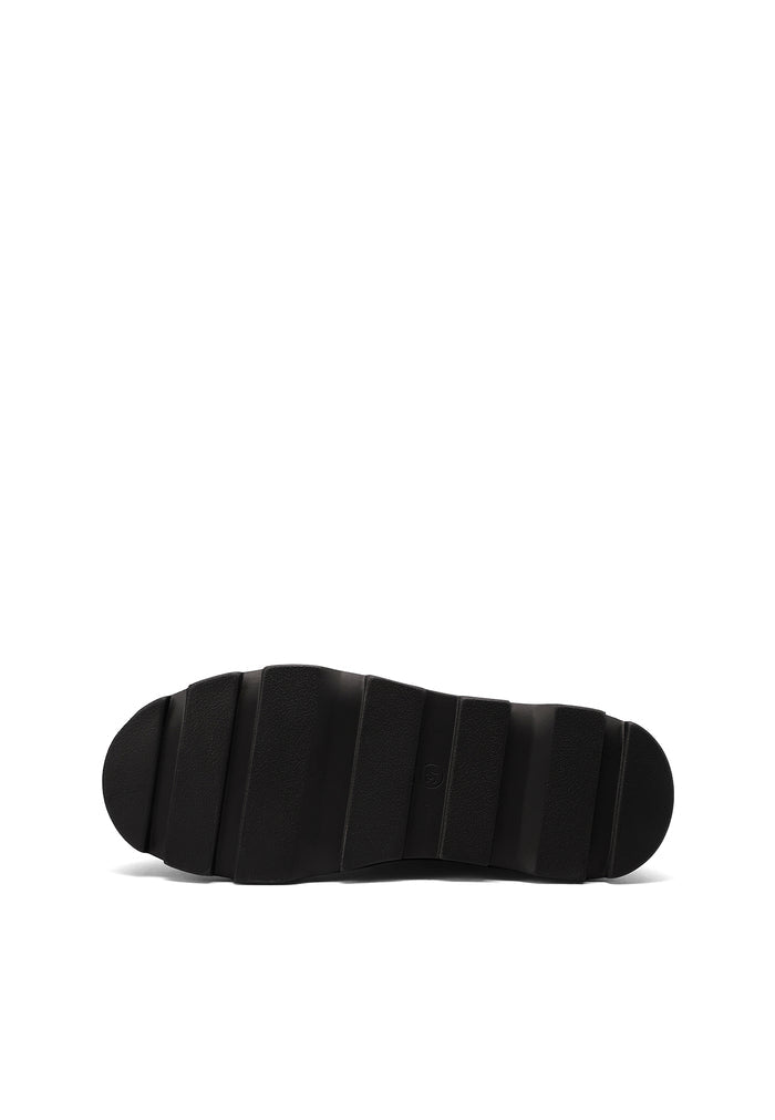 QUEEN HELENA X35-91, Stivaletti Chelsea Donna Con Suola Carroarmato - Marrone Scuro, Nero