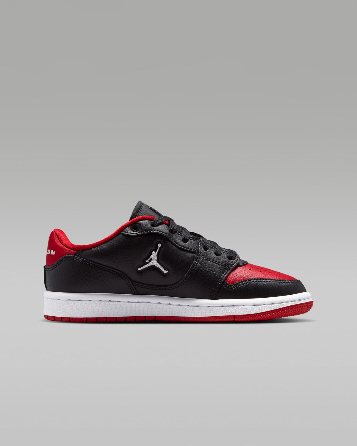 Jordan Court Connect Low GS, Sneaker Unisex - Nero/Rosso
