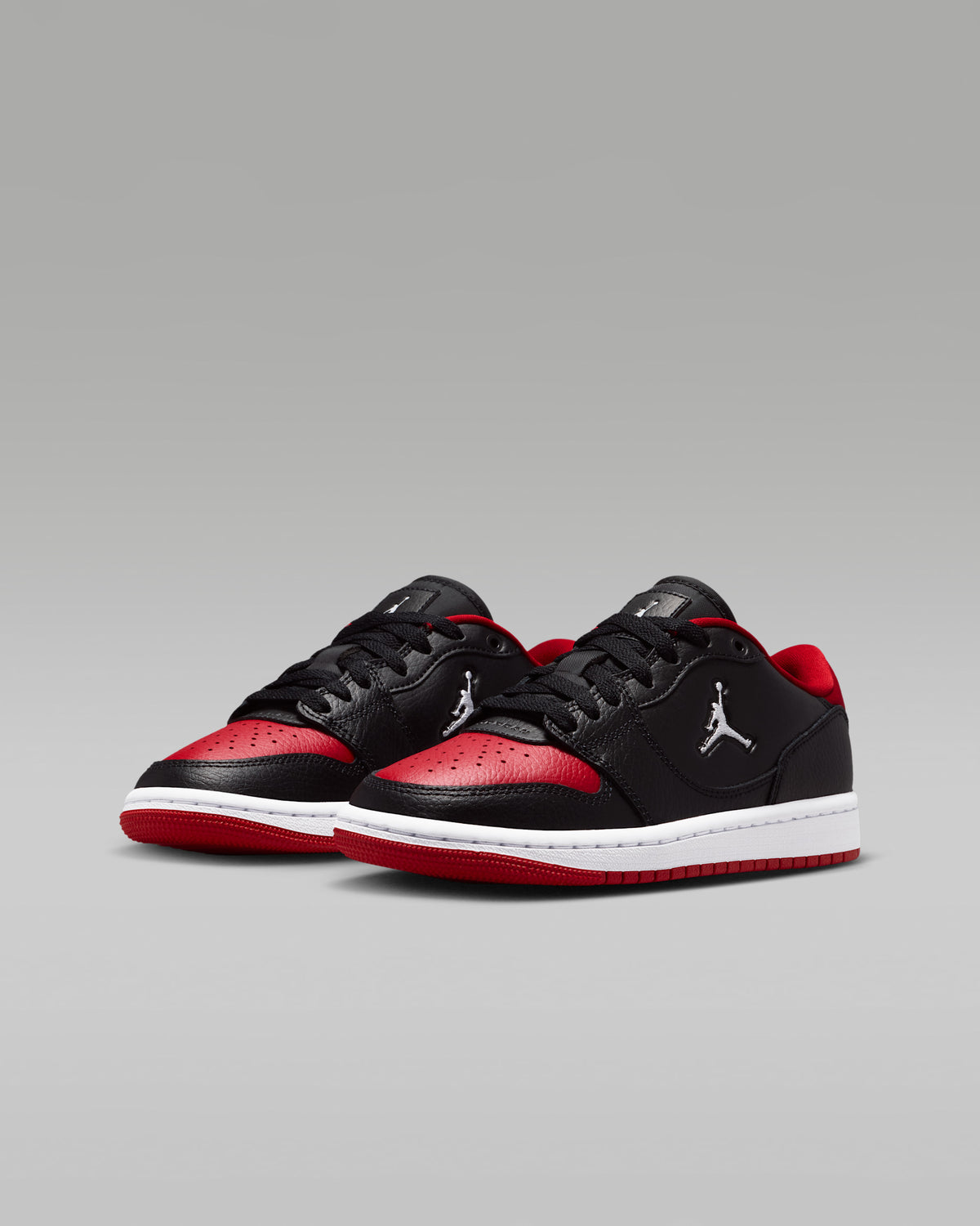 Jordan Court Connect Low GS, Sneaker Unisex - Nero/Rosso