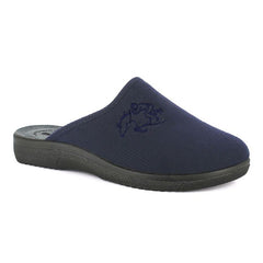 Inblu DG22, Pantofole Uomo Con Cavallo E Fantino -Blu