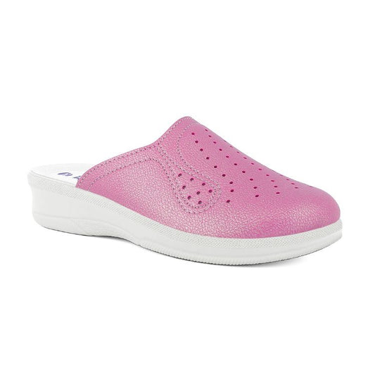 Inblu 5033N, Zoccoli Classici Donna Con Plantare In Vera Pelle - Azalea, Blu, Rosa