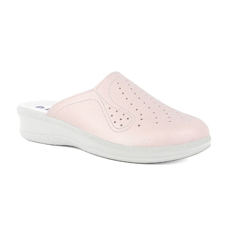 Inblu 5033N, Zoccoli Classici Donna Con Plantare In Vera Pelle - Azalea, Blu, Rosa