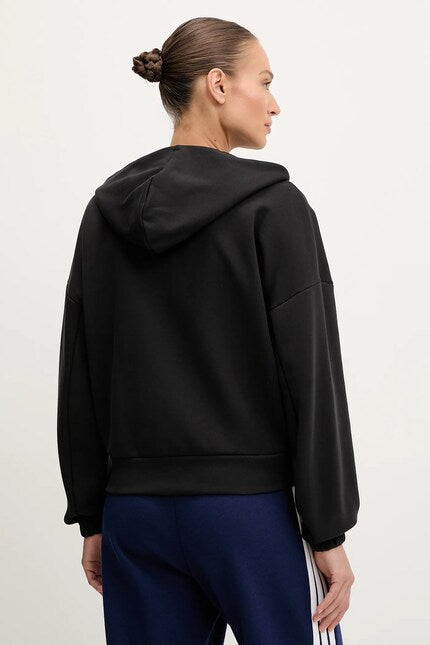 Adidas Future Icons 3S, Felpa Con Cappuccio e Zip Donna - Nero