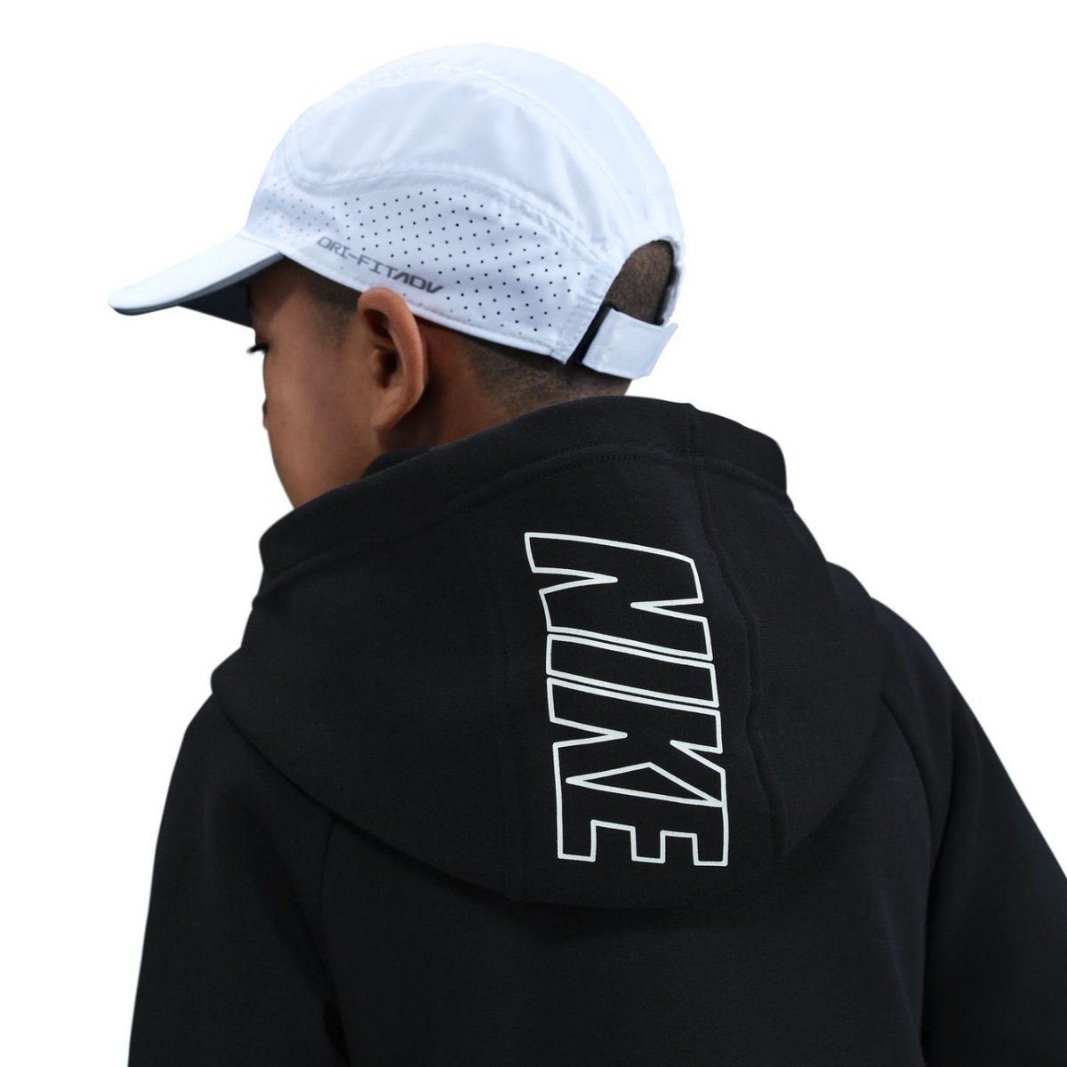 Nike Club Fleece, Tuta Con Cappuccio Ragazzi - Nero