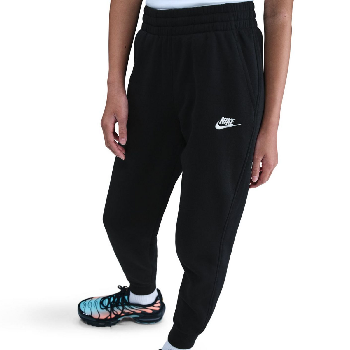 Nike Club Fleece, Tuta Con Cappuccio Ragazzi - Nero