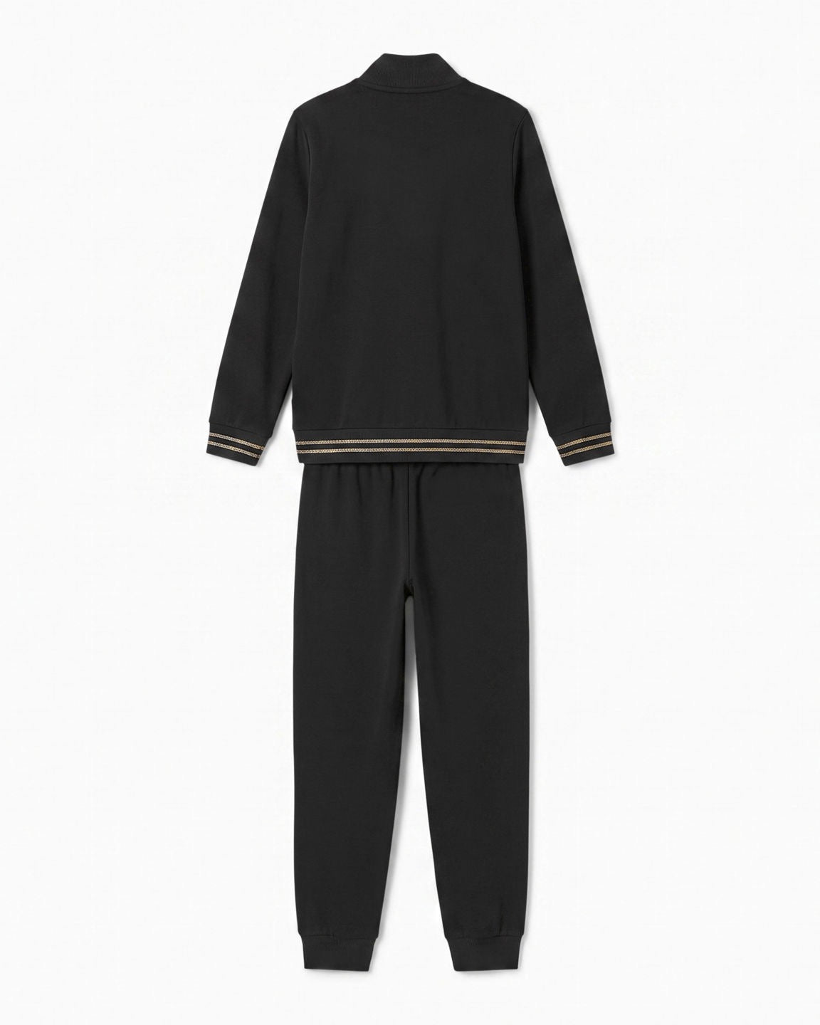 Puma Ess+ RhineStone Logo FZ Suit TR, Tuta Donna - Crema/Nero, Nero