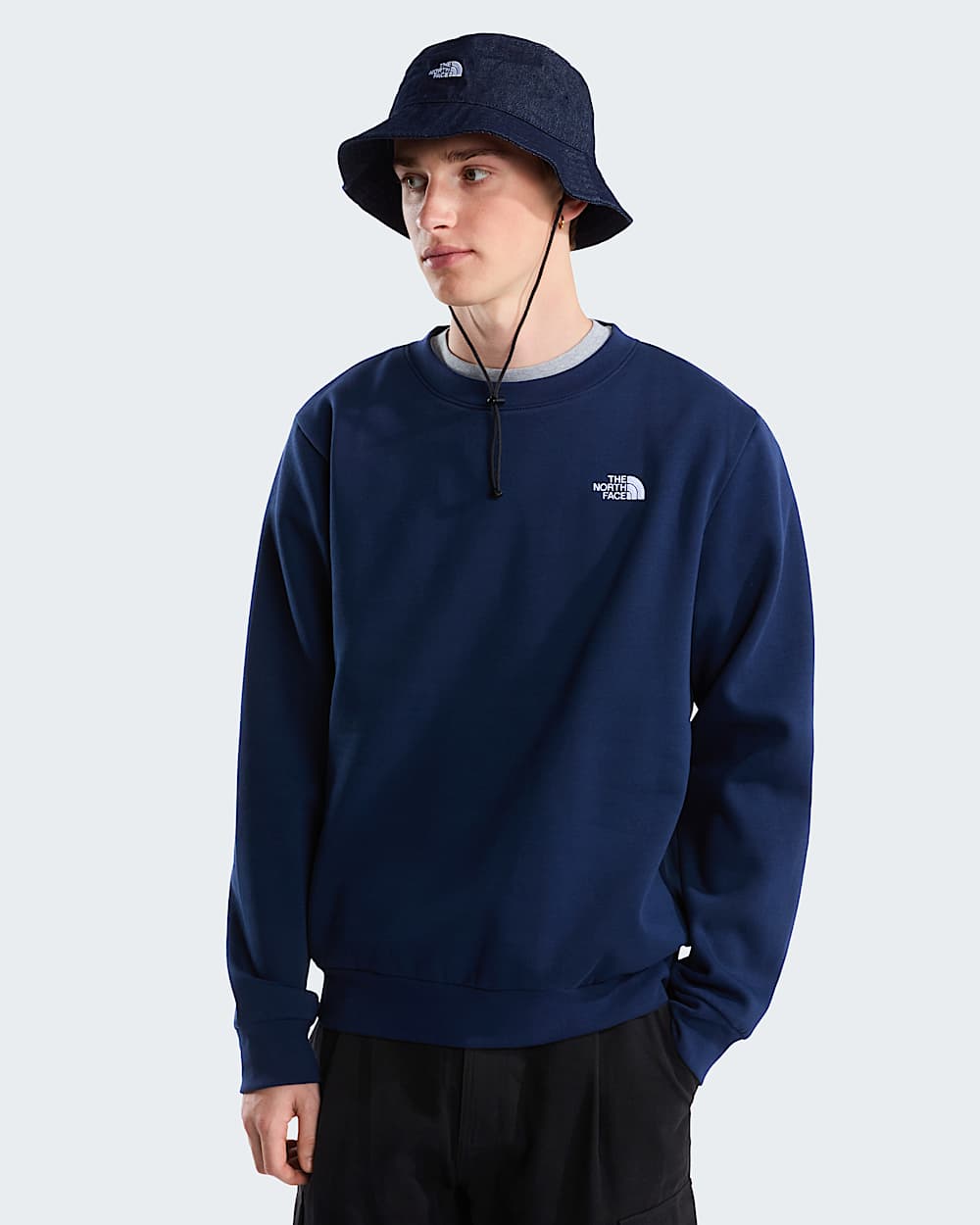 The North Face, Felpa Girocollo Evolution Simple Dome Regular Uomo - Blu