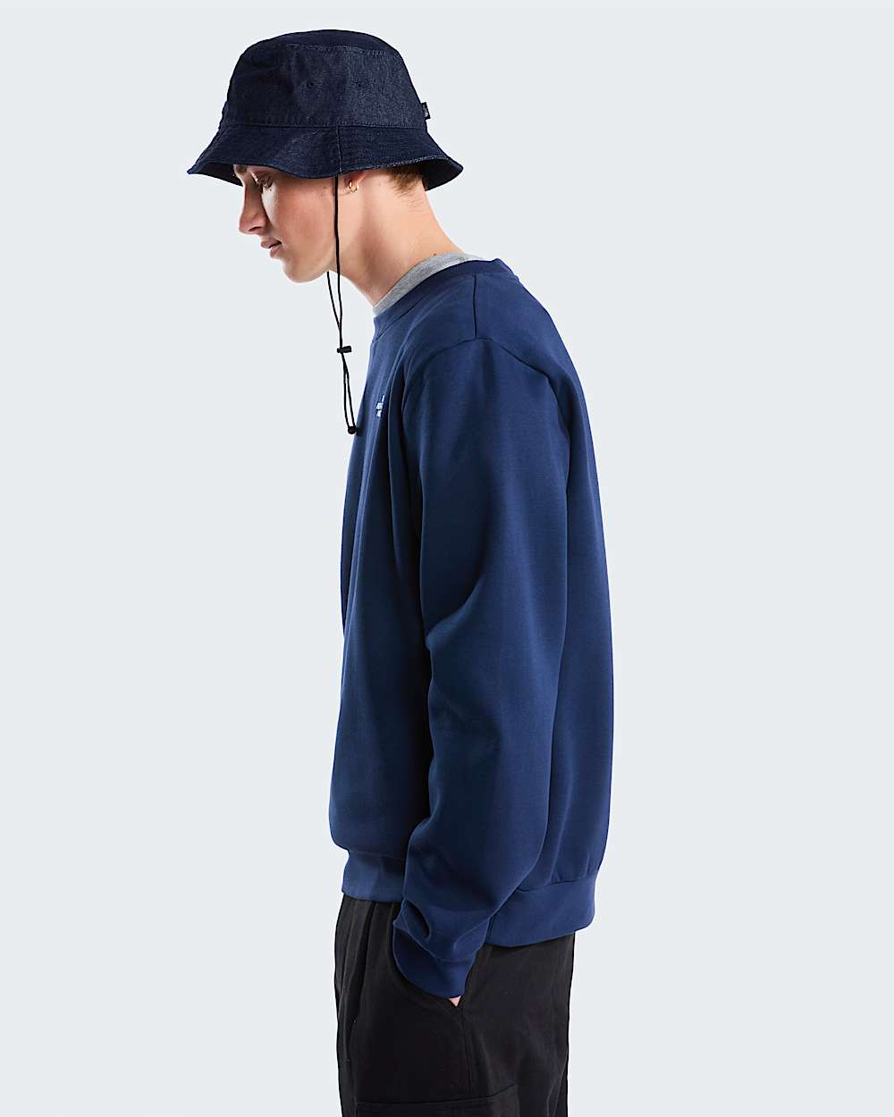The North Face, Felpa Girocollo Evolution Simple Dome Regular Uomo - Blu