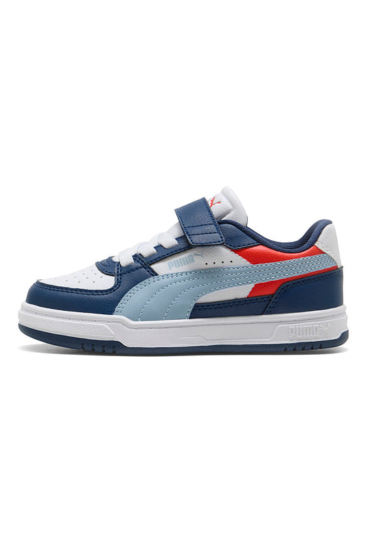 Puma Caven III Block AC+ PS kids' blue and white sneakers - view 1