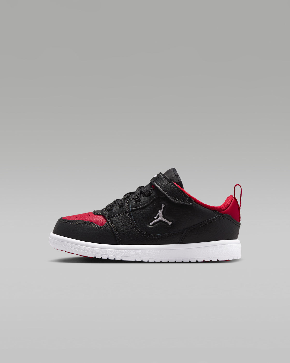 Jordan Court Connect Low (PS), Sneaker Bambini - Nero/Rosso