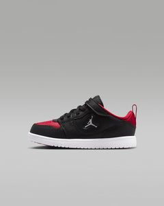 Jordan Court Connect Low (PS), Sneaker Bambini - Nero/Rosso