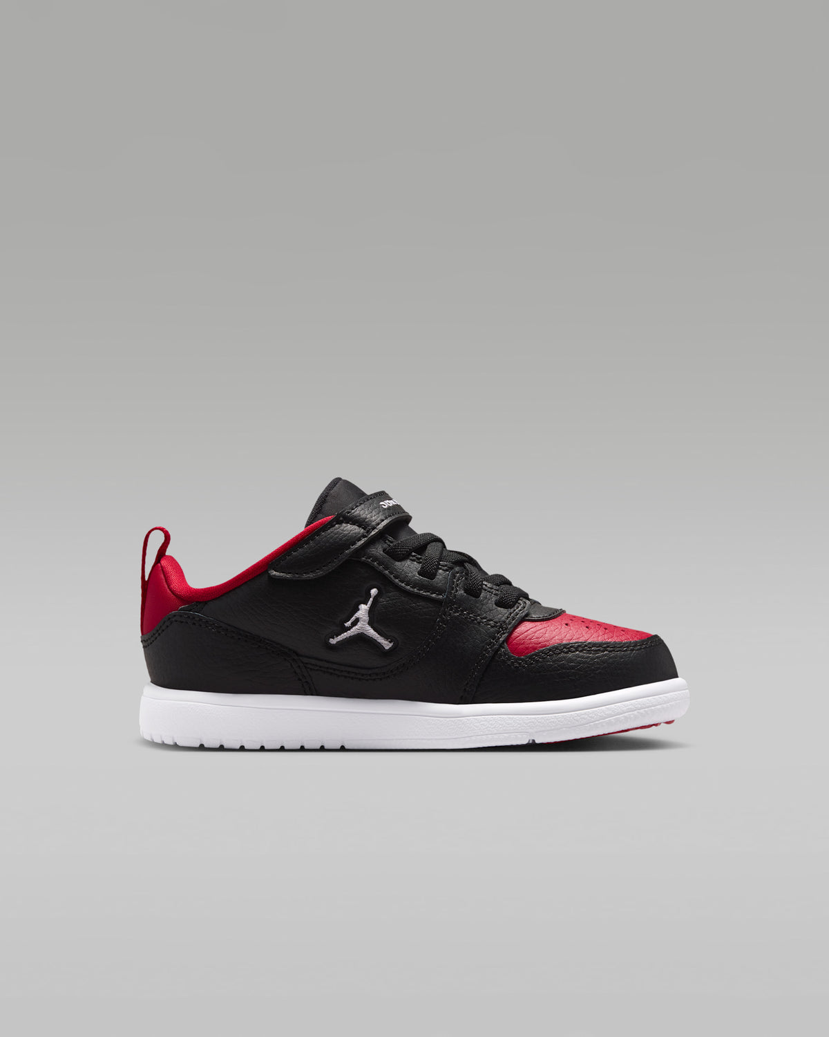 Jordan Court Connect Low (PS), Sneaker Bambini - Nero/Rosso